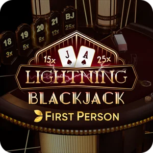 FIRST PERSON LIGHTNING BLACKJACK