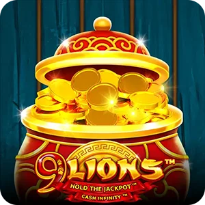 9 LIONS HOLD THE JACKPOT LOVE THE JACKPOT